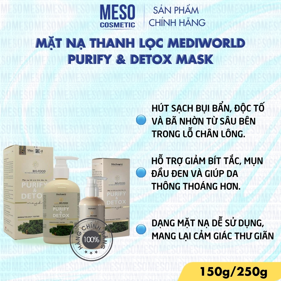 Mặt nạ thanh lọc Mediworld Purify & Detox Mask